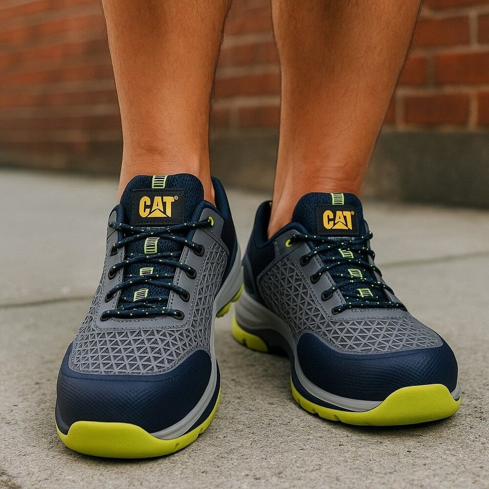 CAT Non-Metallic Composite‎ Toe Work Sneakers Men's Size 10.5